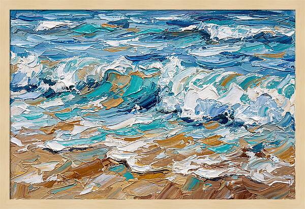 Beach Waves In Motion