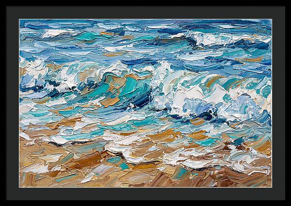 Beach Waves In Motion