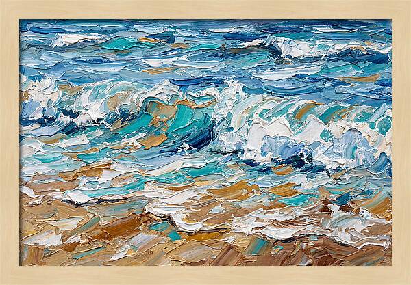 Beach Waves In Motion