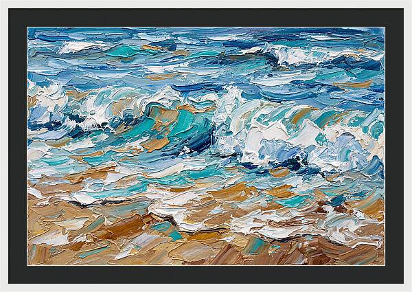 Beach Waves In Motion