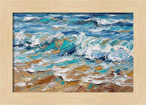 Beach Waves In Motion
