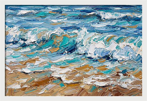 Beach Waves In Motion