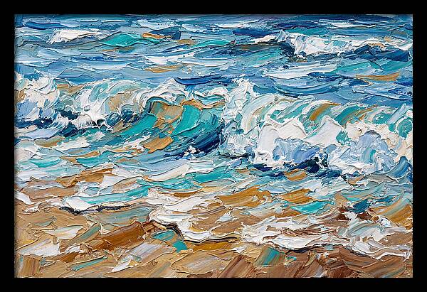 Beach Waves In Motion