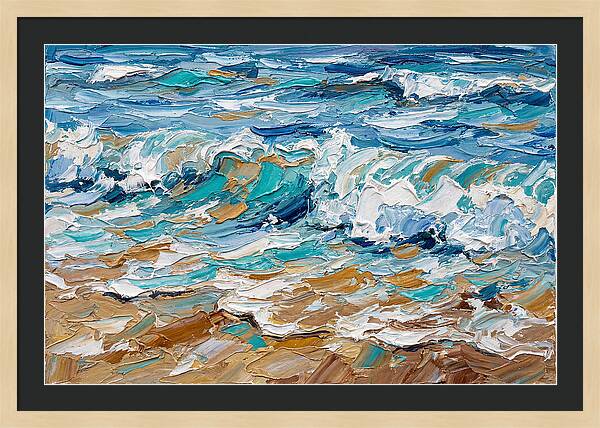 Beach Waves In Motion