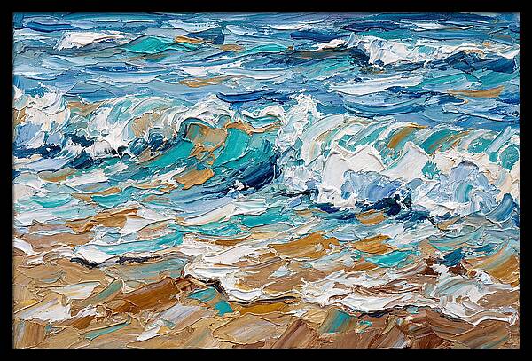 Beach Waves In Motion