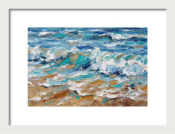 Beach Waves In Motion