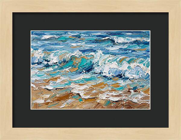 Beach Waves In Motion