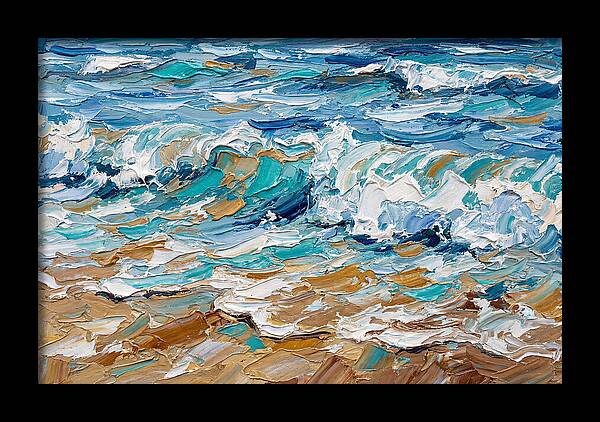 Beach Waves In Motion
