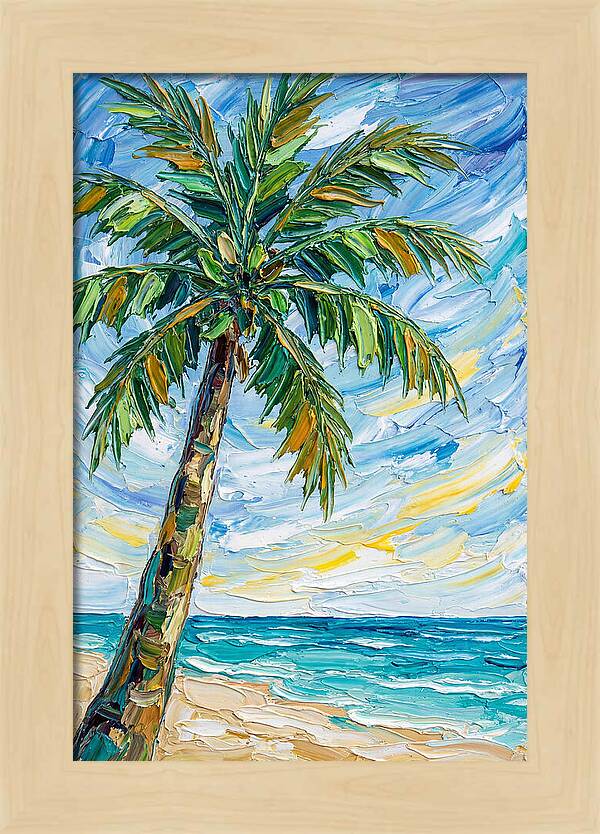 Beachside Palm Tree Serenity