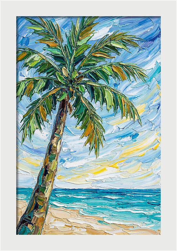 Beachside Palm Tree Serenity
