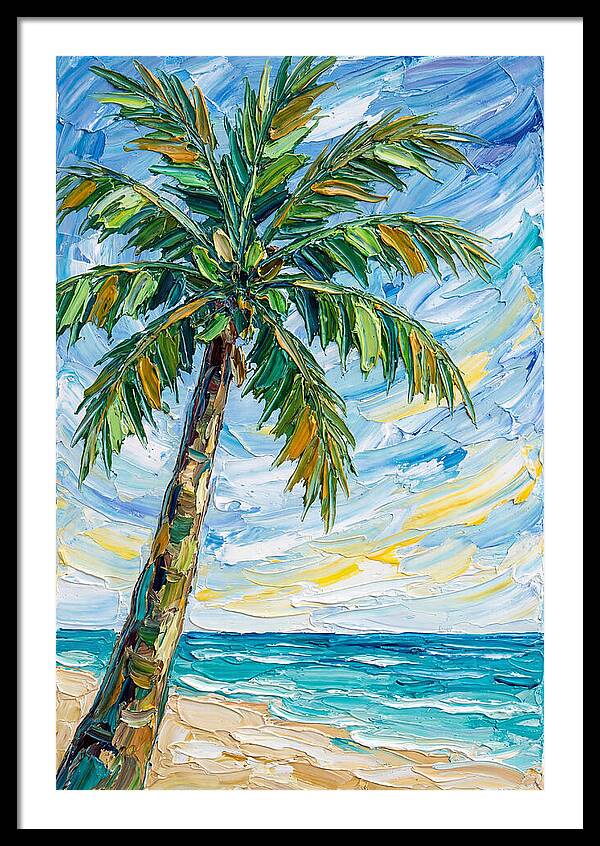 Beachside Palm Tree Serenity