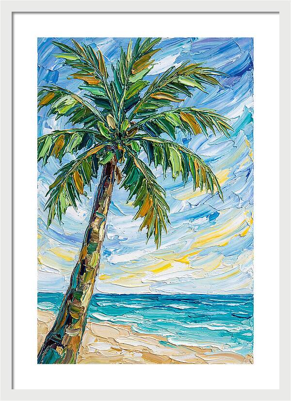 Beachside Palm Tree Serenity