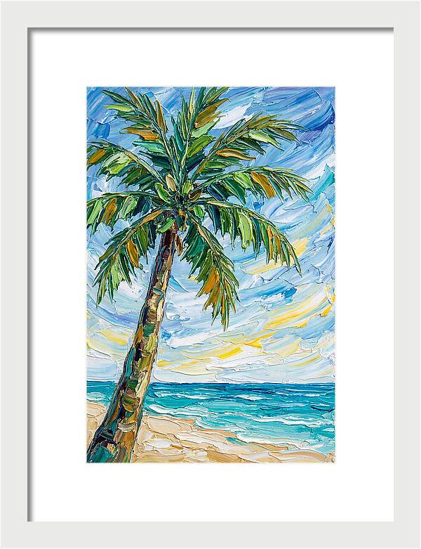 Beachside Palm Tree Serenity