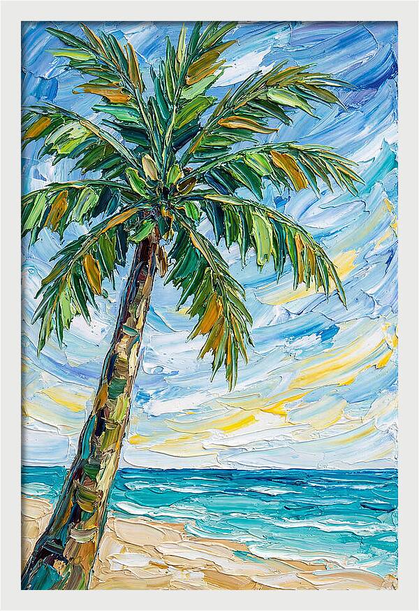 Beachside Palm Tree Serenity