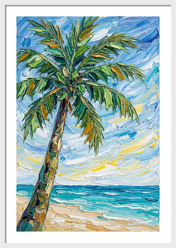 Beachside Palm Tree Serenity