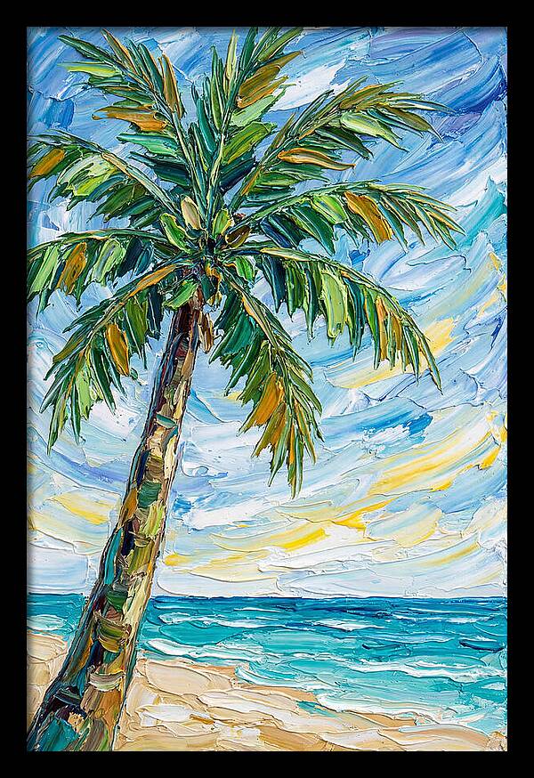 Beachside Palm Tree Serenity