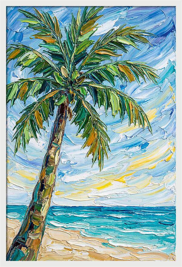 Beachside Palm Tree Serenity