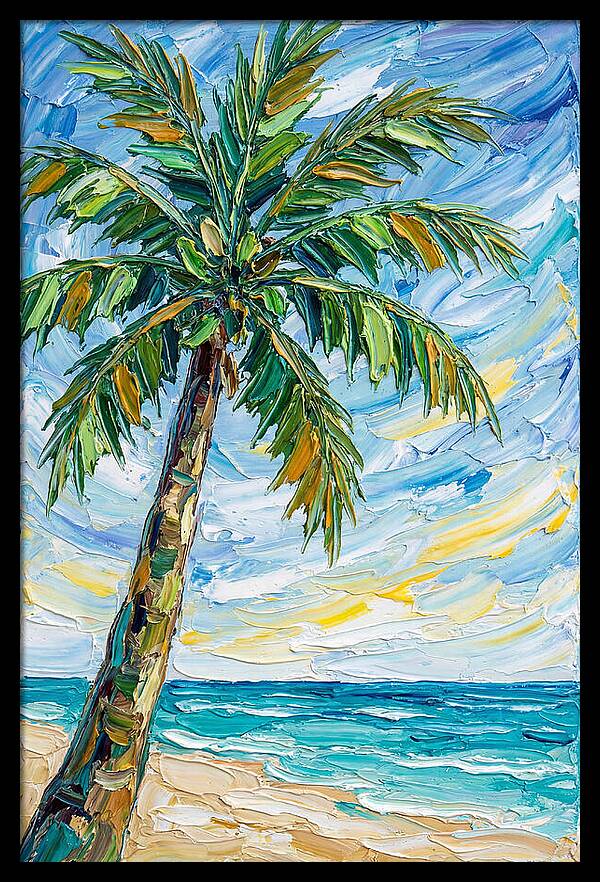 Beachside Palm Tree Serenity