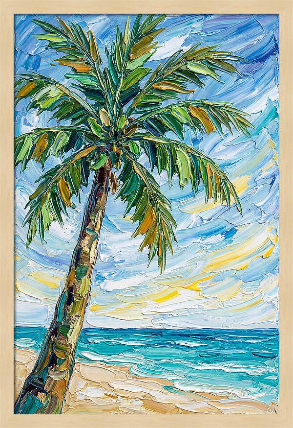 Beachside Palm Tree Serenity