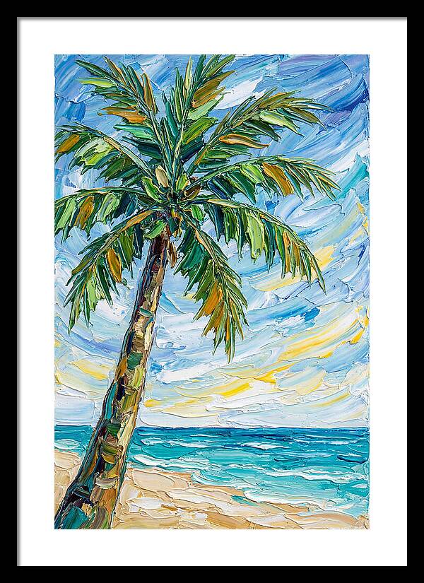 Beachside Palm Tree Serenity