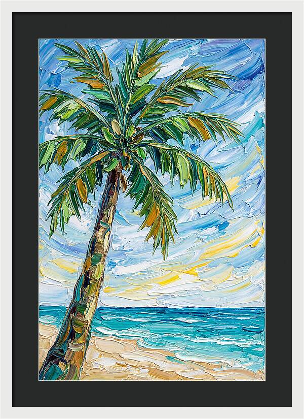 Beachside Palm Tree Serenity