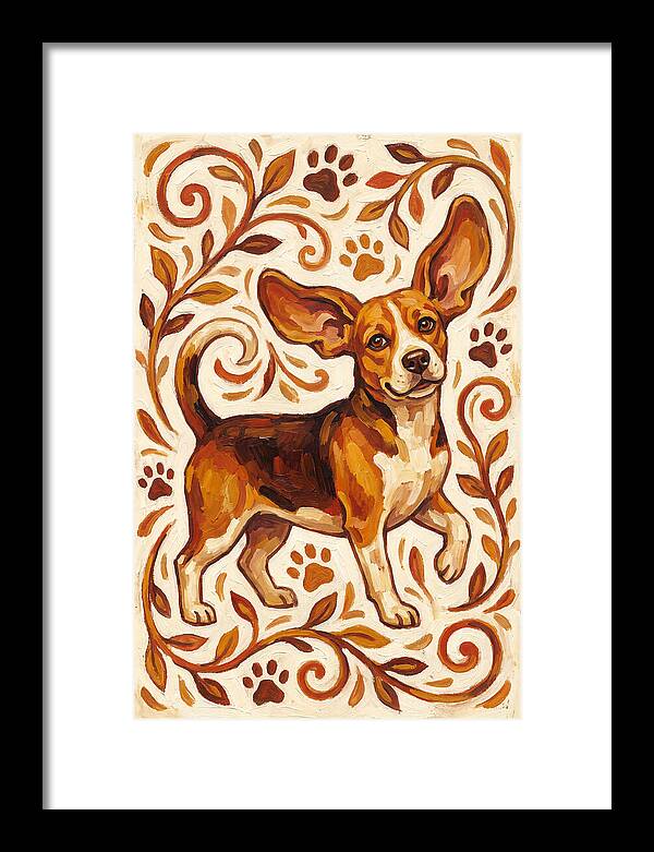Beagle In Folk Style