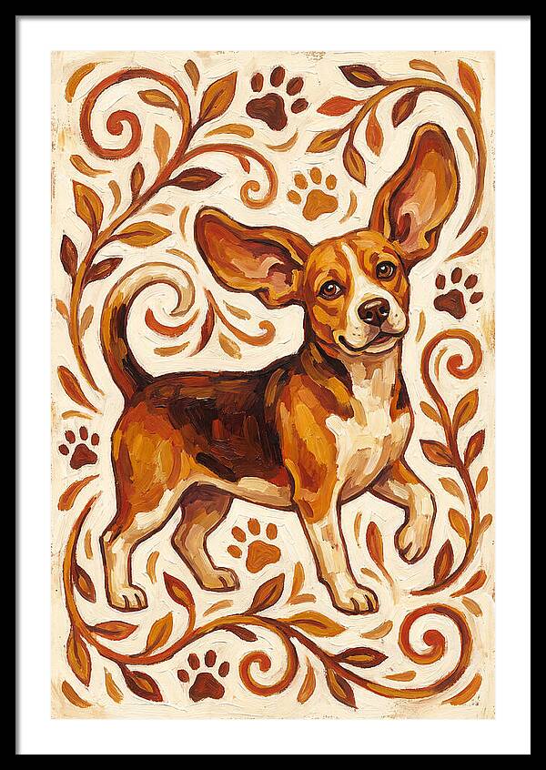 Beagle In Folk Style