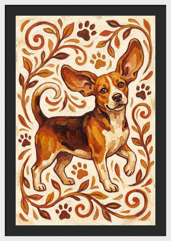 Beagle In Folk Style