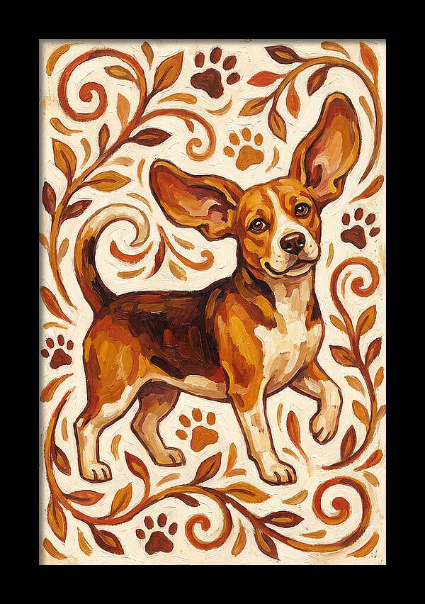 Beagle In Folk Style