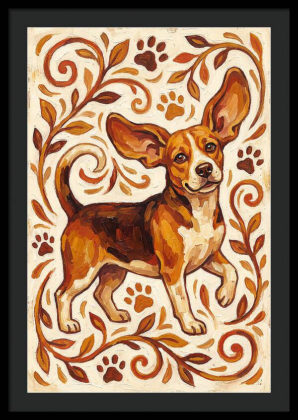 Beagle In Folk Style
