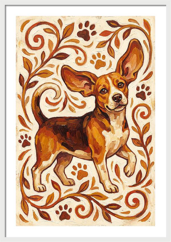 Beagle In Folk Style