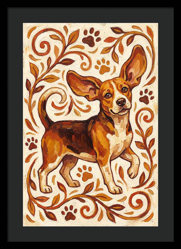 Beagle In Folk Style