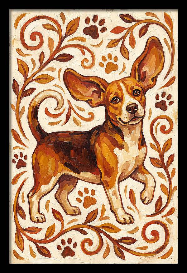 Beagle In Folk Style