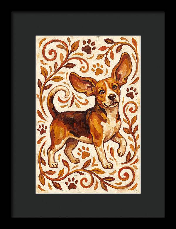 Beagle In Folk Style
