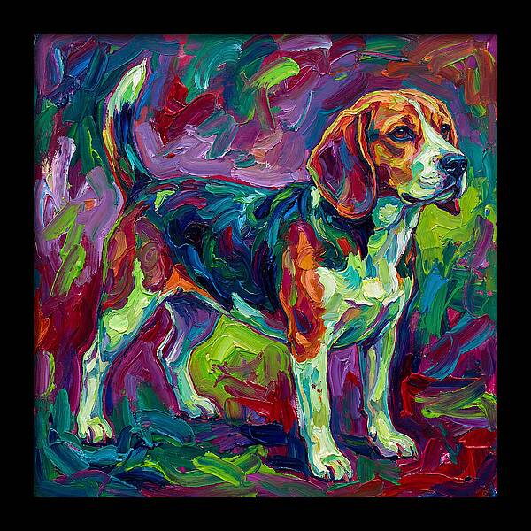 Beagle In Vibrant Colors