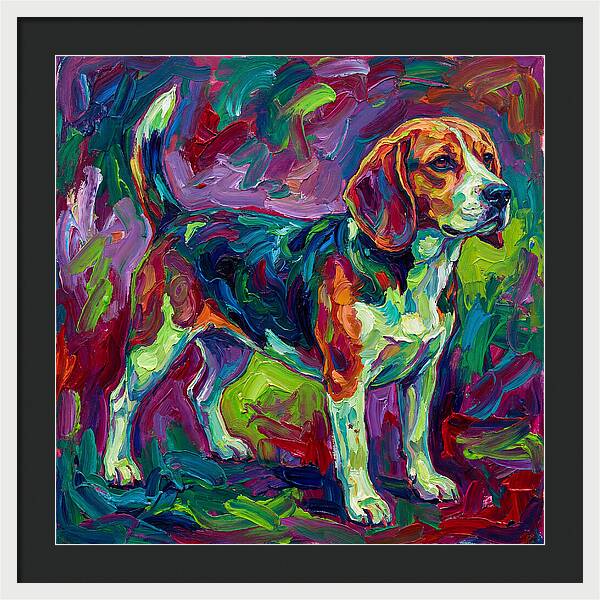 Beagle In Vibrant Colors