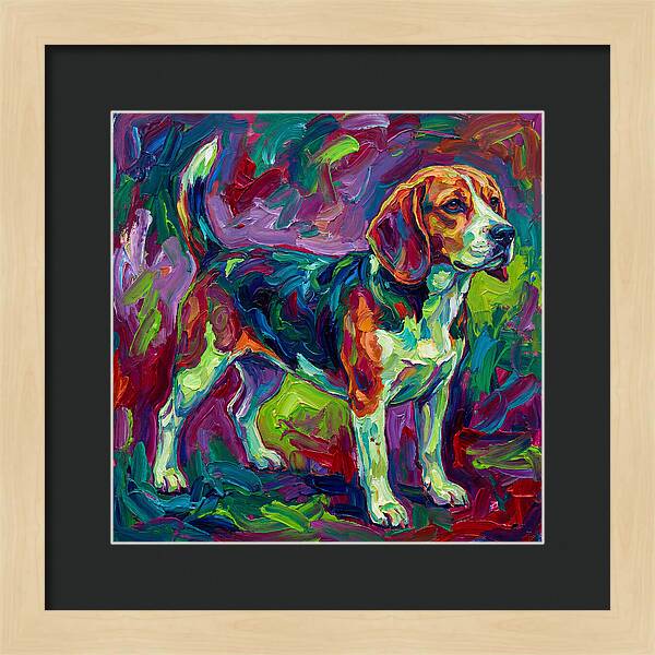 Beagle In Vibrant Colors