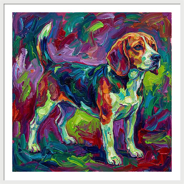 Beagle In Vibrant Colors