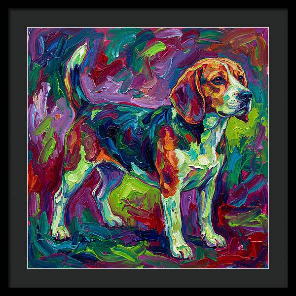 Beagle In Vibrant Colors