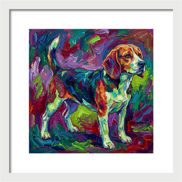 Beagle In Vibrant Colors