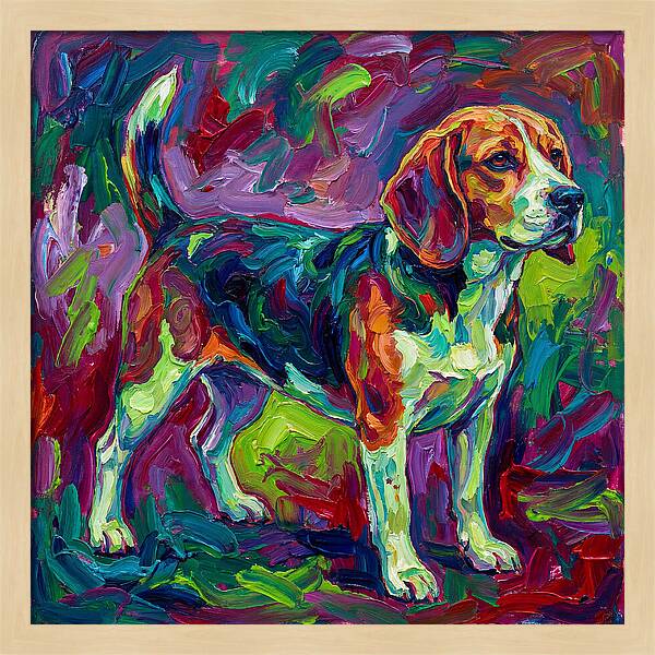 Beagle In Vibrant Colors