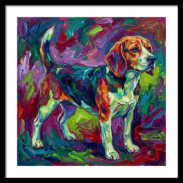 Beagle In Vibrant Colors