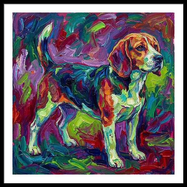 Beagle In Vibrant Colors
