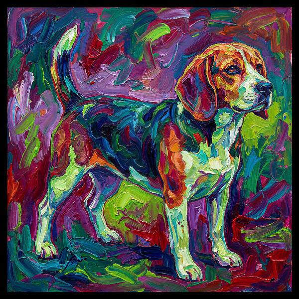 Beagle In Vibrant Colors