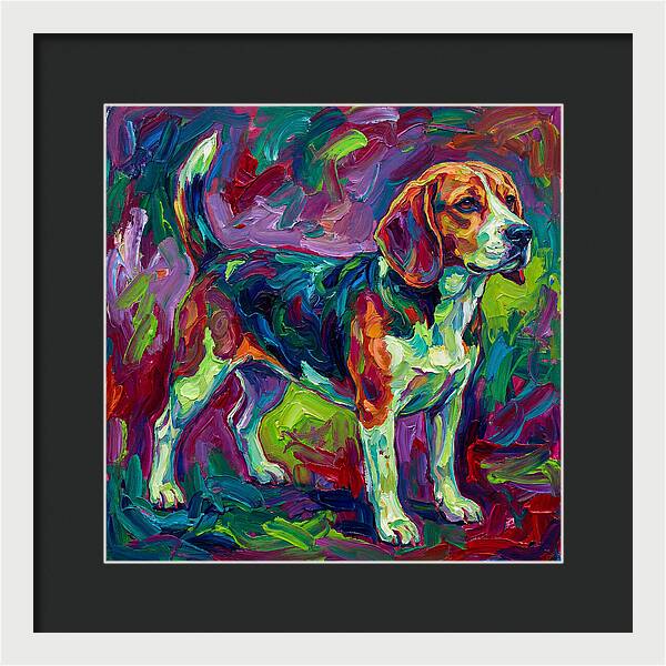 Beagle In Vibrant Colors