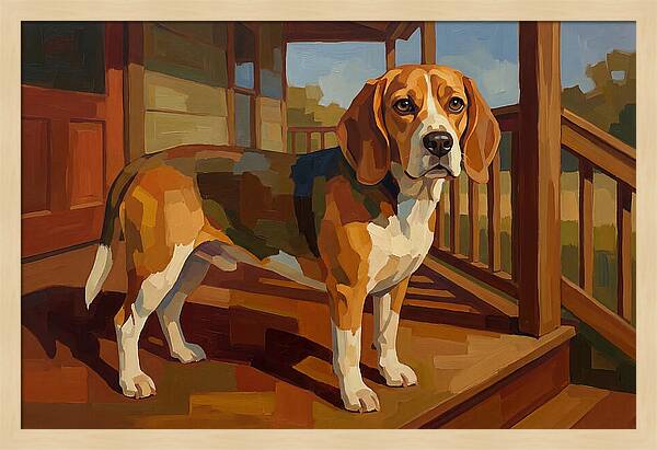 Beagle With Soulful Eyes