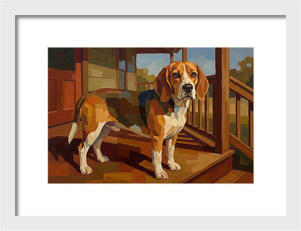 Beagle With Soulful Eyes