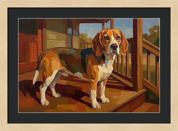 Beagle With Soulful Eyes
