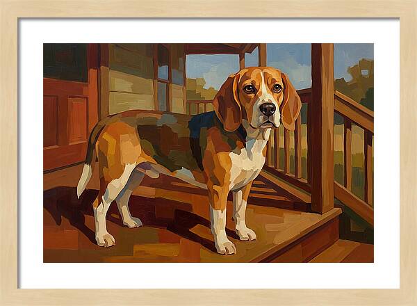 Beagle With Soulful Eyes