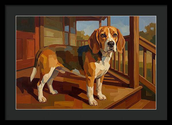 Beagle With Soulful Eyes